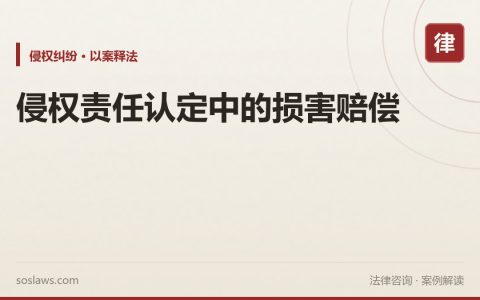 侵权责任认定中的损害赔偿
