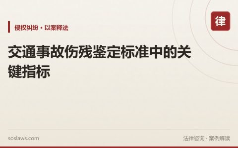 交通事故伤残鉴定标准中的关键指标