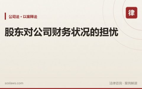 股东对公司财务状况的担忧
